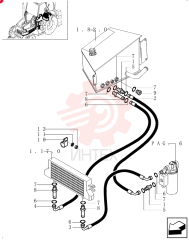 HYD CONNECTOR,1-11/16-12 ORFS x 1-5/16-12 ORB