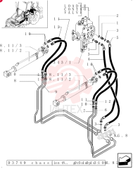FITTING,1" - 14 ORFS x 7/8" - 14 ORB 83963000 (4)