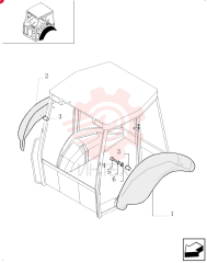 REAR FENDER 85801611
