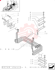 BOLT,Hex, M8 x 1.25 x 40mm, Cl 10.9 16044031 (2)