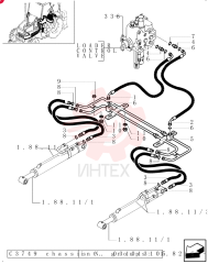 FLEXIBLE HOSE,12.7mm ID x 620mm L 85812186 (4)