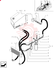 FLEXIBLE HOSE,870mm lg