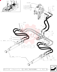 FLEXIBLE HOSE,12.7mm ID x 620mm L