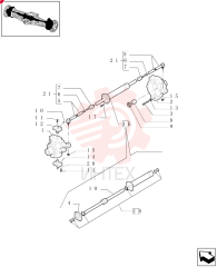 STEERING KNUCKLE,4 Holes (King Pin Fixing), 6 Holes (Hub Side), 65mm ID (Seal Ring Seat) 85805981 (2)
