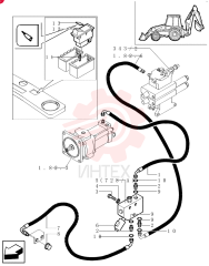 FLEXIBLE HOSE,380mm lg