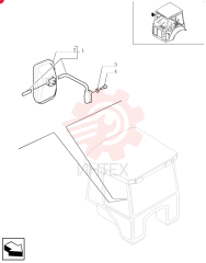 REAR VIEW MIRROR 85801974 (2)