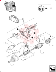 STARTER MOTOR,12V, 3.1kW 82005342 (2)
