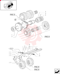 TAPERED BEARING,40mm ID x 80mm OD x 24.75mm W 86557433 (2)