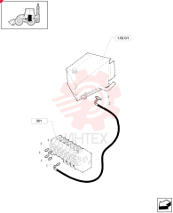 FITTING,9/16"-18 ORFS x 9/16"-18 ORB