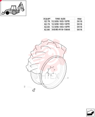 WHEEL,9X18, 8 Bolts, Bright Yellow