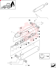 HYDRAULIC CYLINDER 85800830