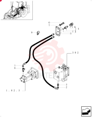 FLEXIBLE HOSE,6.35mm ID x 1450mm L