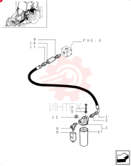 FLEXIBLE HOSE,25.4mm ID x 670mm L
