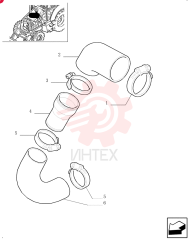 HOSE CLAMP,90mm - 110mm, Worm Gear