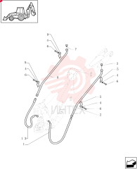 HYDRAULIC HOSE,19.05mm ID x 950mm L 85819619 (3)