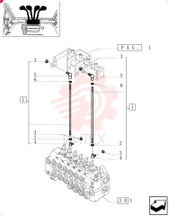 TIE-ROD,M8 x 156.5mm L
