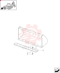 CUTTING EDGE,Reversible, 8 Holes, 200mm W x 2250mm L 85801161 (2)