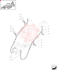 HYDRAULIC HOSE,19.05mm ID x 950mm L 85819619 (3)