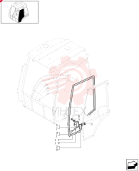 DOOR SEAL,RH Door, 4085mm L