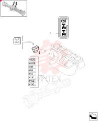 SWITCH,3 Positions, 10 Terminals, W/ Bulb