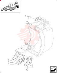 BUCKET TOOTH SHANK
