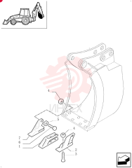 BUCKET TOOTH SHANK
