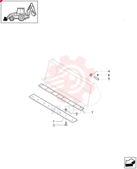 CUTTING EDGE,Reversible, 8 Holes, 200mm W x 2250mm L 85801161 (3)