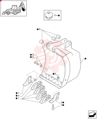 BUCKET TOOTH SHANK 85811440 (11)