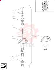 FUEL SYSTEM INJECTOR F0NN9F593AB
