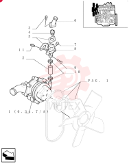 WATER PUMP 87800118