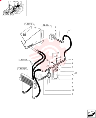 FLEXIBLE HOSE,870mm lg