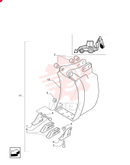 BUCKET TOOTH 85801109 (2)