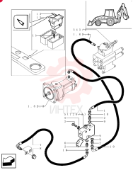FLEXIBLE HOSE,380mm lg