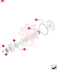Схема (F3DFA613B*E003) - ENGINE 504384985 - 84250911 W/BRAKE 504364186