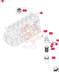 Схема (F3DFA613B*E003) - ENGINE 504384985 - 84250911 W/BRAKE 5801415490