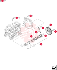 SCREW,Hex Flg, M8 x 1.25 x 25