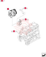 ALTERNATOR,24V, 70A, W/ Pulley