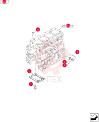 SCREW,Hex Flg, M10 x 1.5 x 25