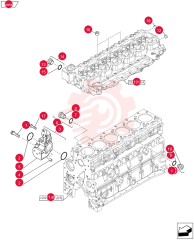 BOLT,Flng, M10 x 1.5 x 130mm