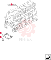 SCREW,Hex Flg, M10 x 1.5 x 25
