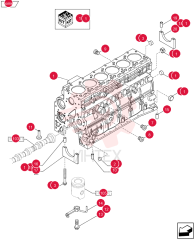 CYLINDER BLOCK,6 Cylinders