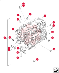 CYLINDER BLOCK,4 Cylinders