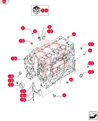 CYLINDER BLOCK 504371226