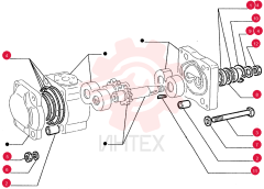 SHAFT SEAL,17.4mm ID x 28.5mm OD x 6.35mm Thk