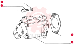 HYDRAULIC PUMP,55 CC