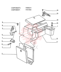 NUT,M6 x 1, Cage