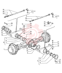REAR AXLE 76032554
