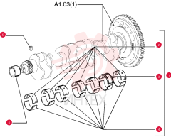 BEARING SET 75288303