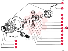 DIFFERENTIAL GEAR 79065816