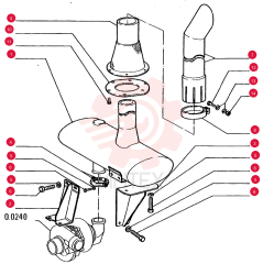 MUFFLER 79105332